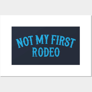 Not My First Rodeo-- Retro Outlaw Country Design Posters and Art